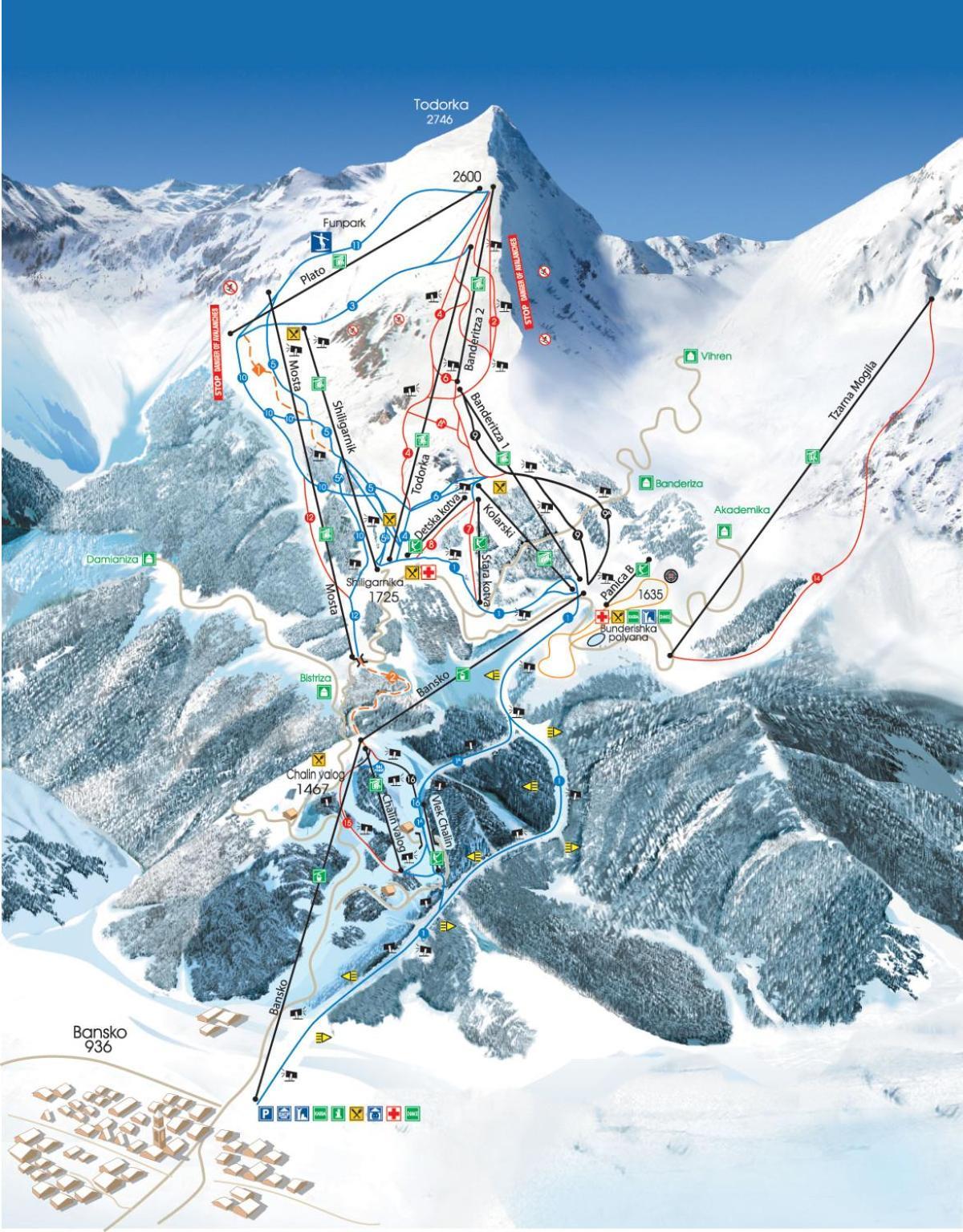 Next To The Ski Lift Downtown Bansko Bagian luar foto